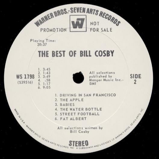 Bill Cosby : The Best Of Bill Cosby (LP, Album, Comp, Promo)