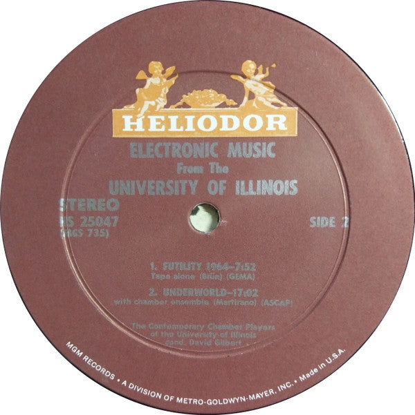 Herbert Brün / Kenneth Gaburo / Charles Hamm / Lejaren Hiller / Salvatore Martirano : Electronic Music From The University Of Illinois (LP, Album)