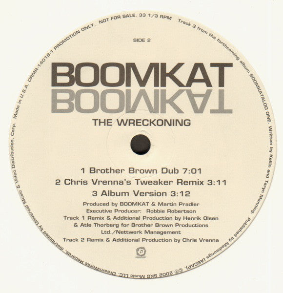 Boomkat : The Wreckoning (12", Promo)