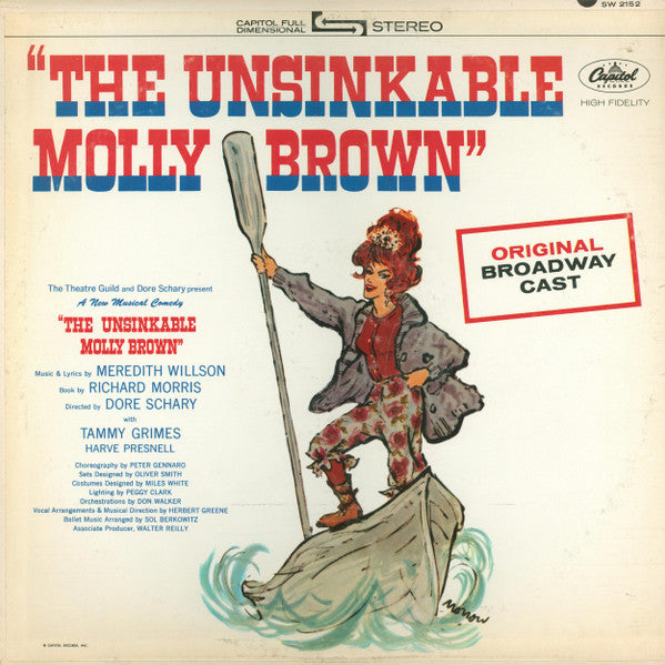Meredith Willson : The Unsinkable Molly Brown - Original Broadway Cast (LP, RE)