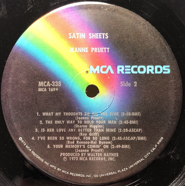 Jeanne Pruett : Satin Sheets (LP, Album)