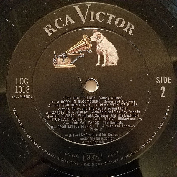 Feuer & Martin : The Boy Friend - A New Musical Comedy Of The 1920's (An Original Cast Recording) (LP)