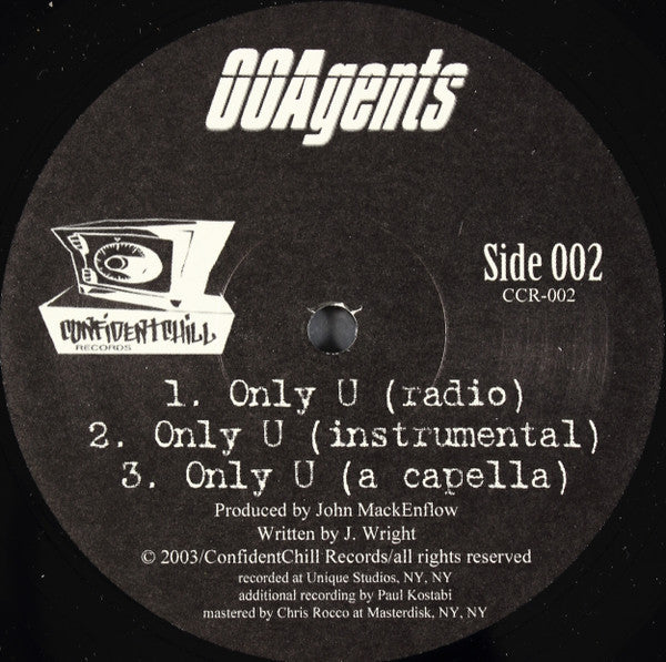 00Agents : Warning Shot / Only U (12")