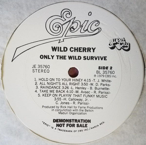 Wild Cherry : Only The Wild Survive (LP, Album, Promo, San)