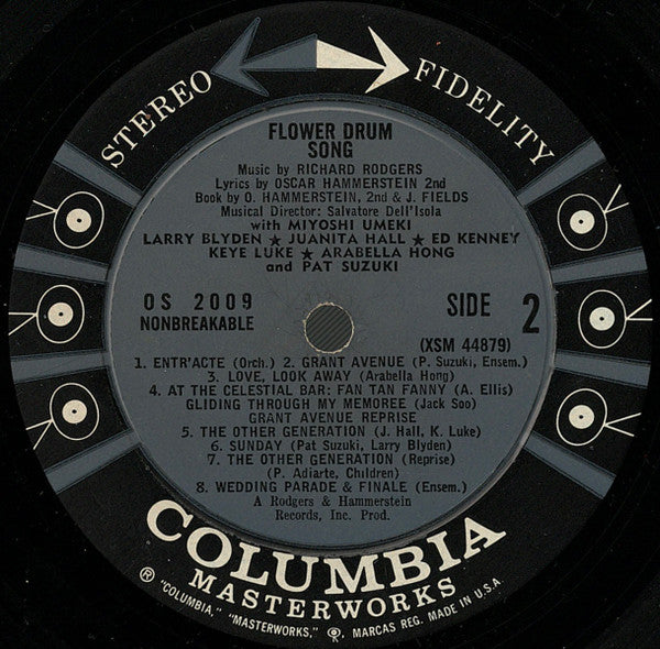 Rodgers & Hammerstein In Association With Joseph Fields : Flower Drum Song (LP, Album)