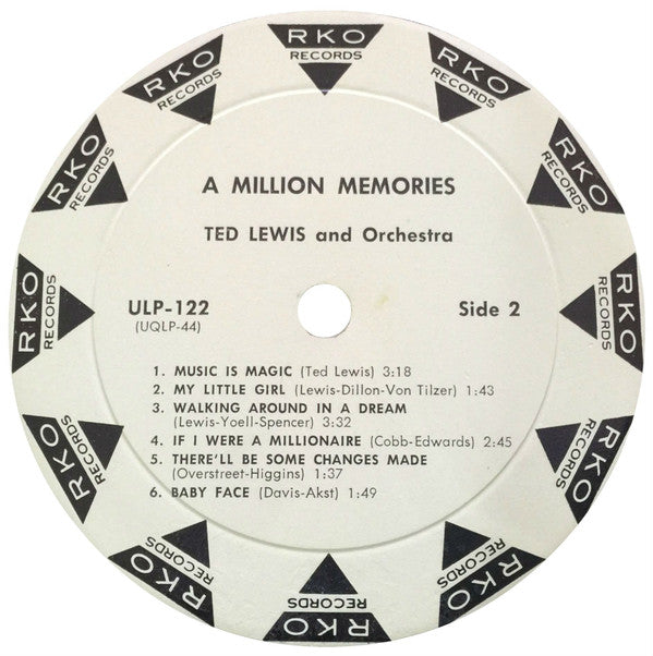 Ted Lewis : A Million Memories (LP)