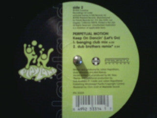 Perpetual Motion : Keep On Dancin' (Let's Go) (12")