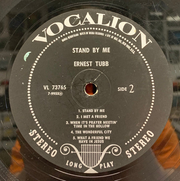 Ernest Tubb : Stand By Me (LP, Album, Glo)