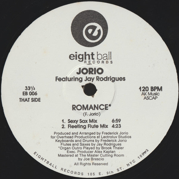 Fred Jorio Featuring Jay Rodriguez : Push It To The Limit (12")