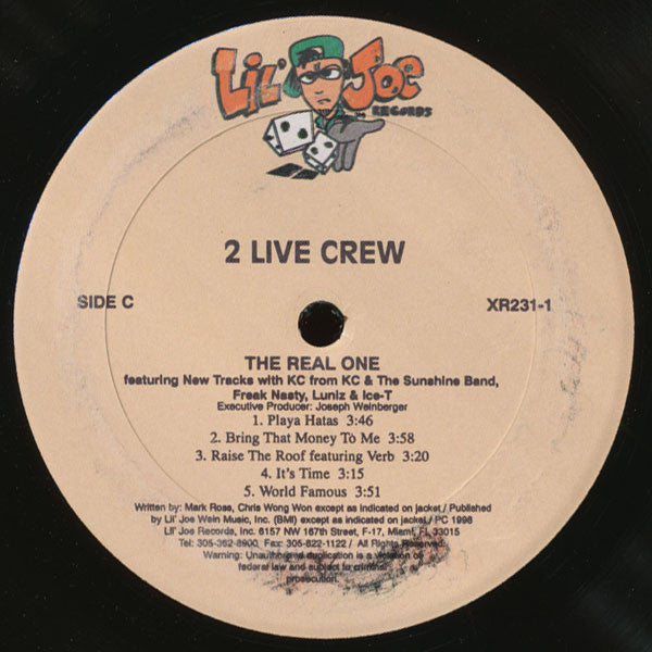 The 2 Live Crew : The Real One (2xLP, Album)