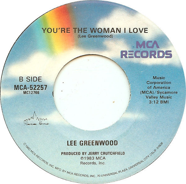 Lee Greenwood : Somebody's Gonna Love You (7")
