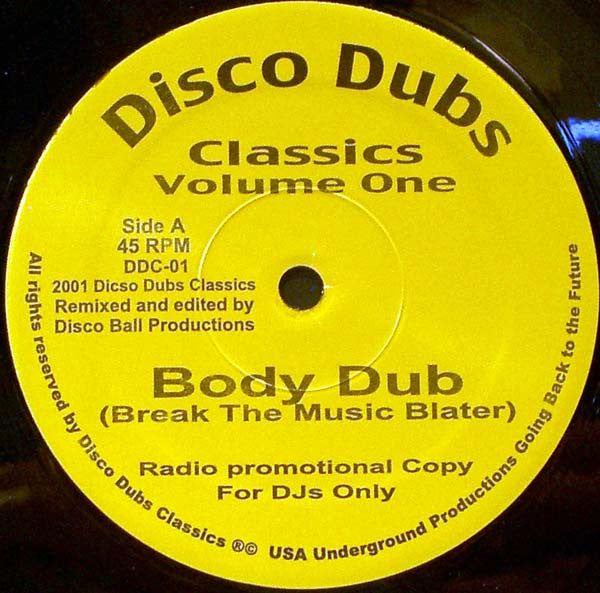 The Strikers / Loleatta Holloway : Body Dub / Love Dub (12", Promo, Unofficial)