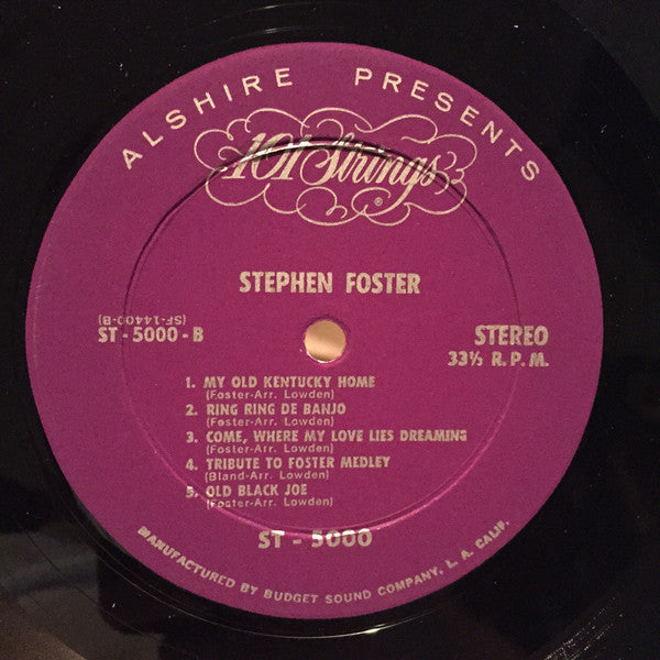 101 Strings : Stephen Foster (LP, Album)