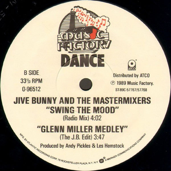 Jive Bunny And The Mastermixers : Swing The Mood (12")