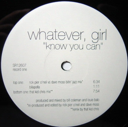 Whatever, Girl : Know You Can (2x12", TP)