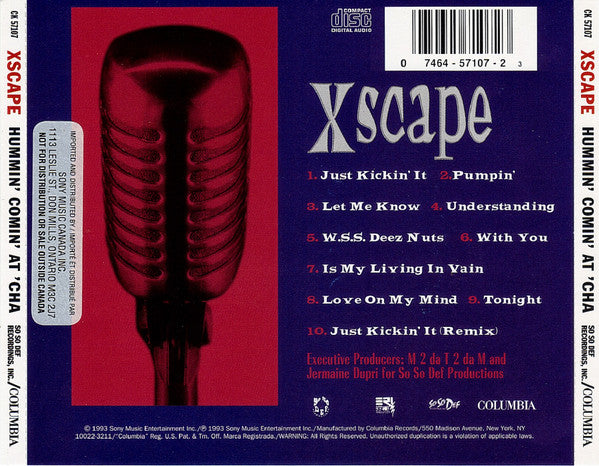 Xscape : Hummin' Comin' At 'Cha (CD, Album)