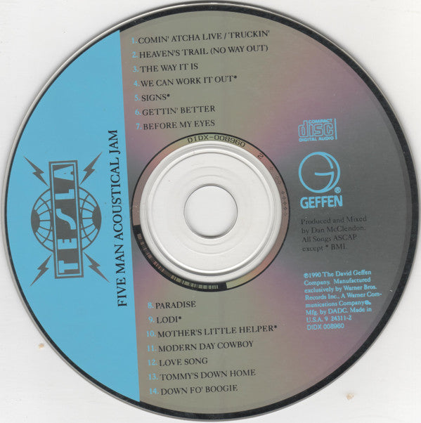 Tesla : Five Man Acoustical Jam (CD, Album)