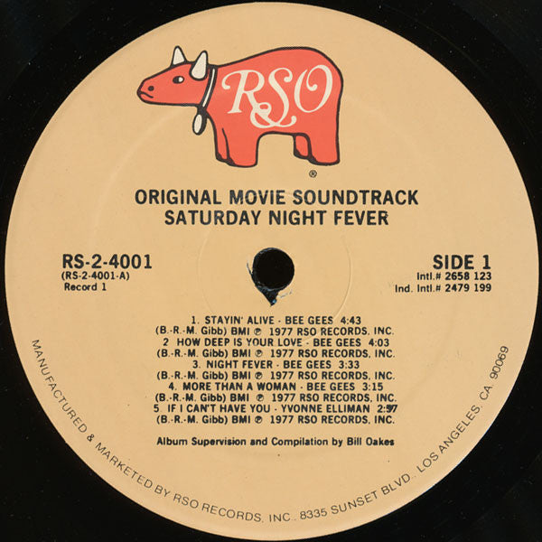 Various : Saturday Night Fever (The Original Movie Sound Track) (2xLP, Album, Comp, PRC)