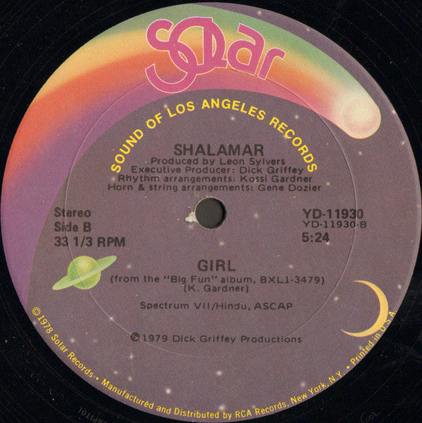 Shalamar : Right In The Socket (12")