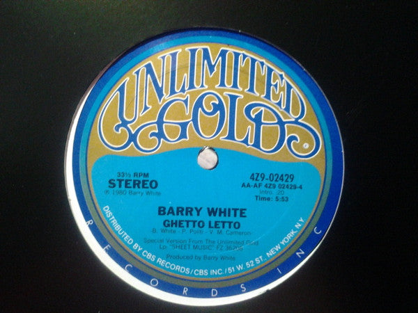 Barry White : Louie Louie (12")