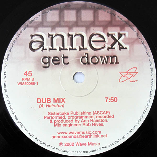 Annex : Get Down (12")