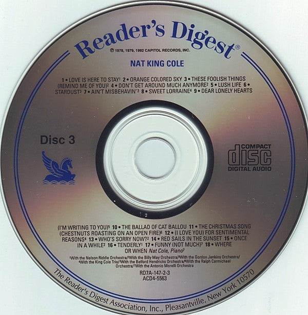 Nat King Cole : The Unforgettable (4xCD, Comp, RM)