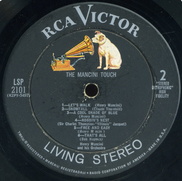 Henry Mancini And His Orchestra : The Mancini Touch (LP, Album, Hol)