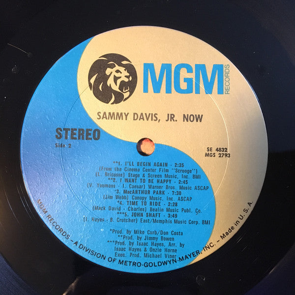Sammy Davis Jr. : Now (LP, Album)