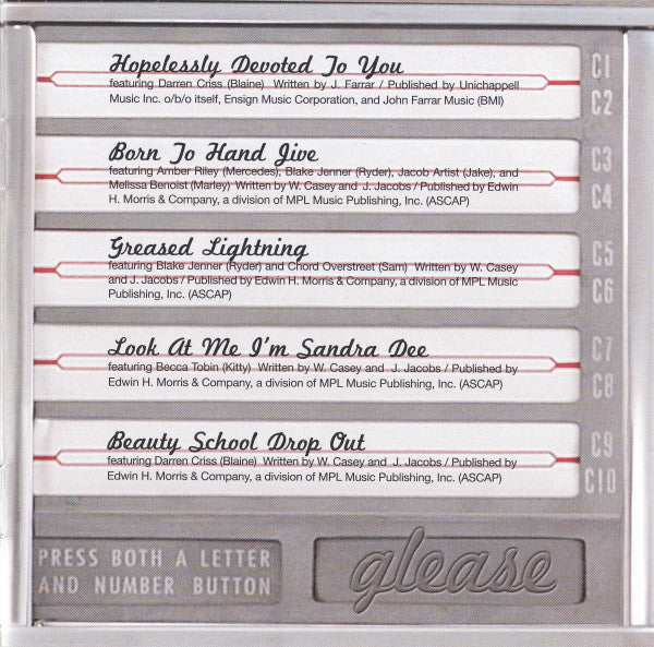 Glee Cast : Glee: The Music Presents Glease (CD, Album)