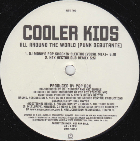 Cooler Kids : All Around The World (Punk Debutante) (12", Promo)