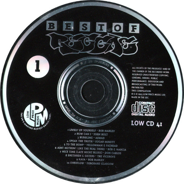 Various : Best Of Reggae Volume One (CD, Comp)