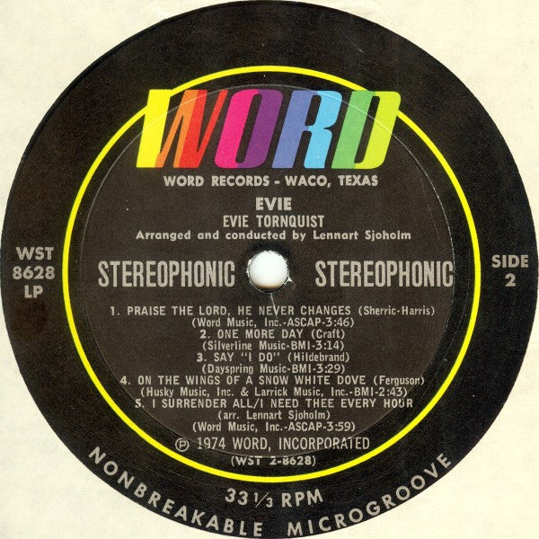 Evie (2) : Evie (LP, Album)