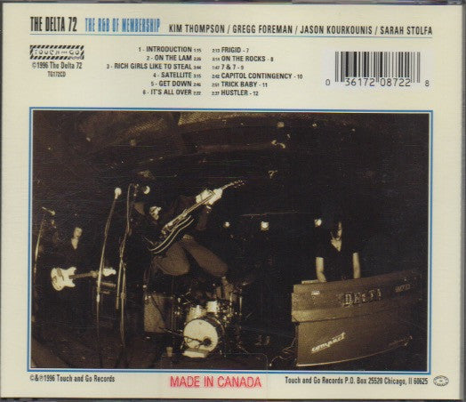 The Delta 72 : The R&B Of Membership (CD, Album)