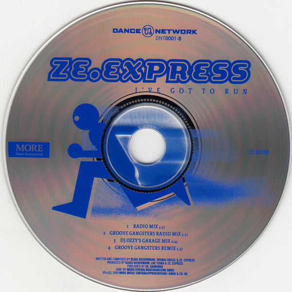 ZE. Express : I've Got To Run (CD, Maxi)