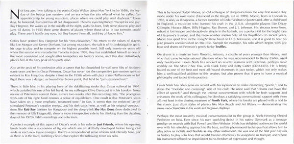 Oscar Peterson Meets Roy Hargrove And Ralph Moore (2) With Niels-Henning Ørsted Pedersen And Lewis Nash : Oscar Peterson Meets Roy Hargrove And Ralph Moore (CD, Album)