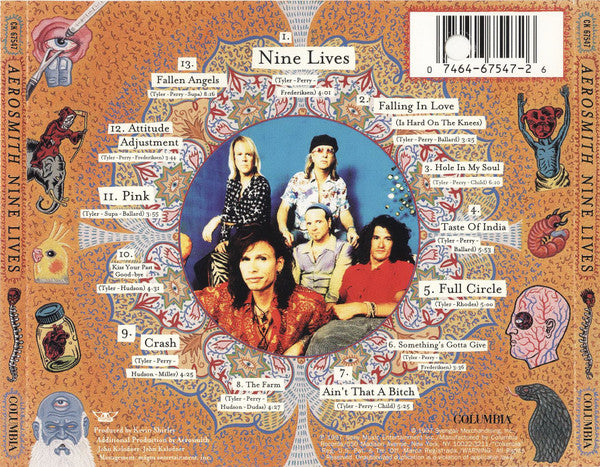 Aerosmith : Nine Lives (CD, Album, Enh)