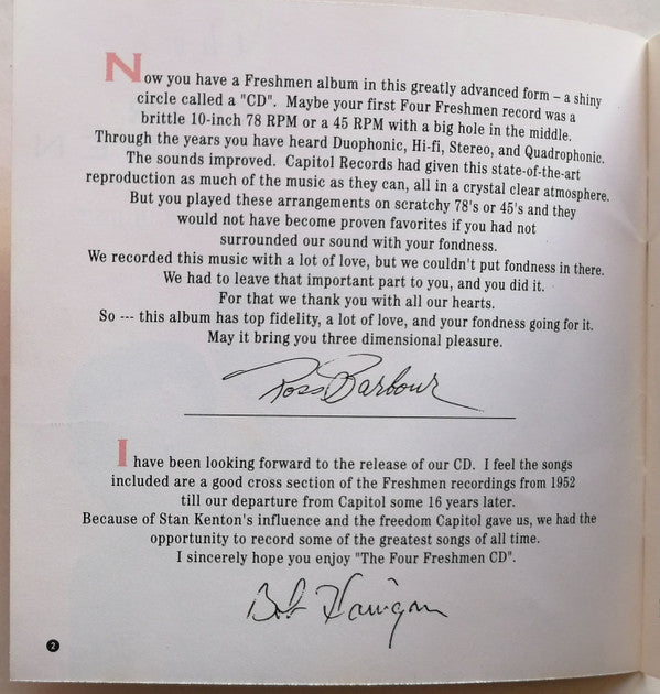 The Four Freshmen : Capitol Collectors Series (CD, Comp)