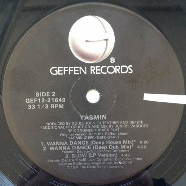 Yasmin (2) : Wanna Dance (12", Maxi)