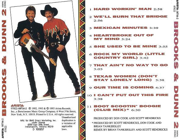 Brooks & Dunn : Hard Workin' Man (CD, Album, Club, RE)