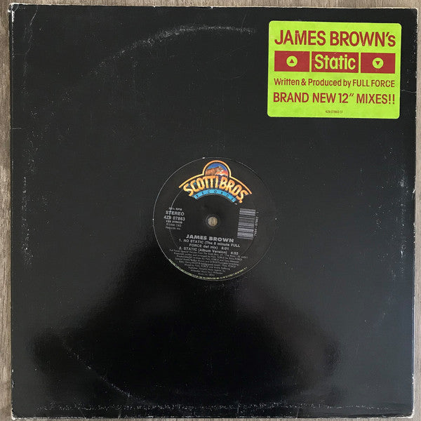 James Brown : Static (12", Car)