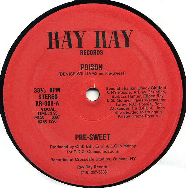 Pre Sweet : Poison (12")