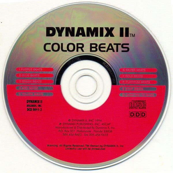 Dynamix II : Color Beats (CD, Album)