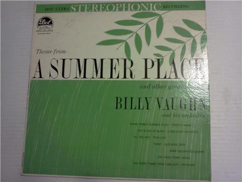 Billy Vaughn And His Orchestra : Theme From A Summer Place (LP, Album)