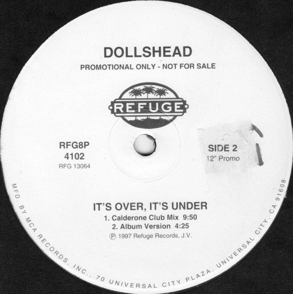 DollsHead : It's Over, It's Under (12", Promo)