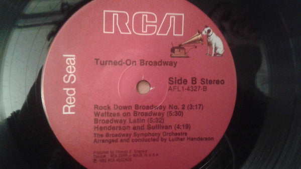 Luther Henderson Conducting The Broadway Symphony Orchestra : Turned-On Broadway (LP)