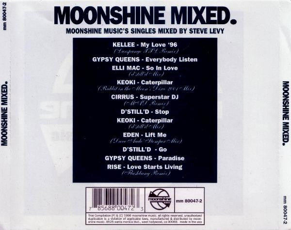 Various : Moonshine Mixed. (CD, Comp, Mixed)
