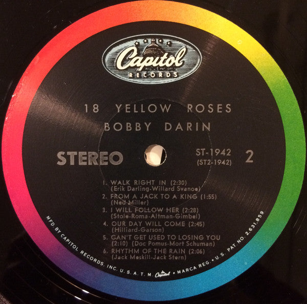 Bobby Darin : 18 Yellow Roses (LP, Album)
