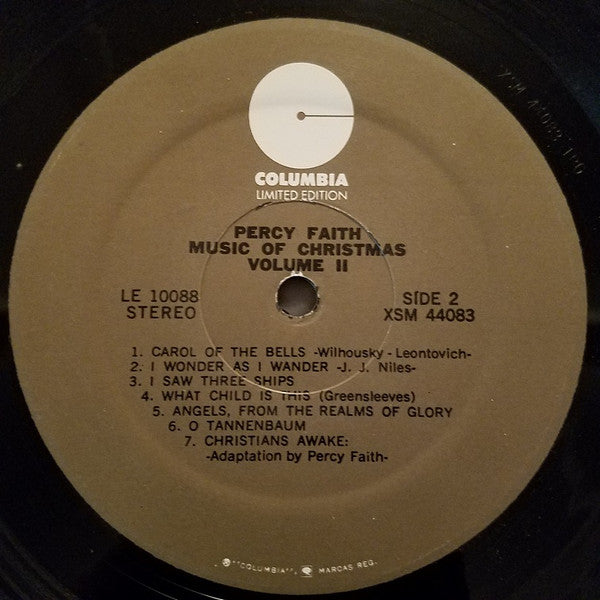 Percy Faith : Music Of Christmas Volume 2 (LP, Album, RE)