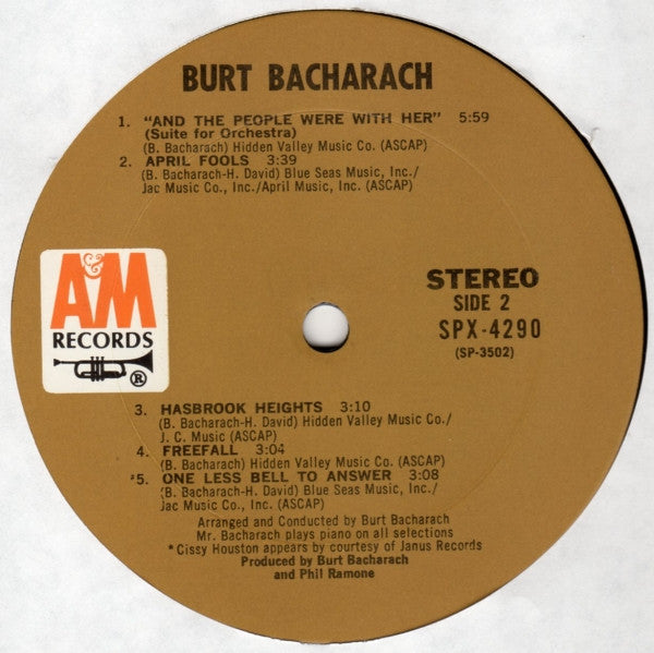 Burt Bacharach : Burt Bacharach (LP, Album)