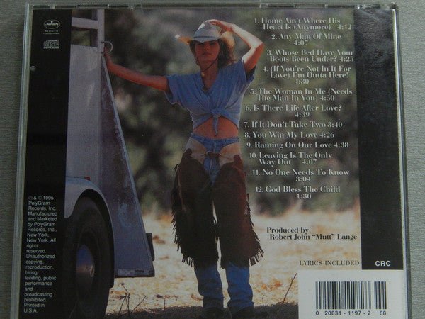Shania Twain : The Woman In Me (CD, Album, Club)